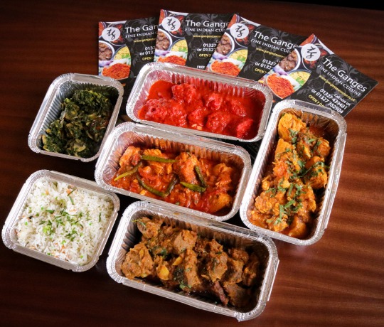 Takeaway and Delivery available from The Ganges Towcester